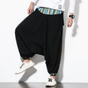 Herrenhose Ethno-Stil Retro Nepalesische Hosenträgerhose Herren Weit