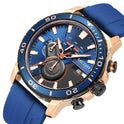 Uhr Multifunktions Chronograph Kalender Sport Herrenuhren