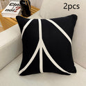 Nordic Style Pillow Cover With Customized Super Soft Short Plush Fabric