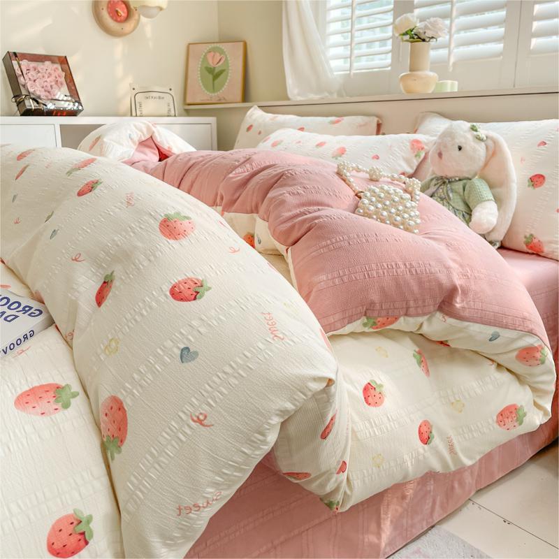 Dreiteiliges Bettwäscheset für den Schlafsaal von Home Textile