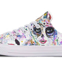 Modische Print Paar Low-Top Canvas Schuhe