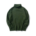 Einfache Neue Vielseitig Paar Rollkragen Pullover Retro Herbst Und Winter Neue
