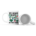Botanical Ceramic Coffee White Mug