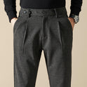 Herrenhose Locker Gerade Wollhose