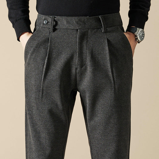 Herrenhose Locker Gerade Wollhose