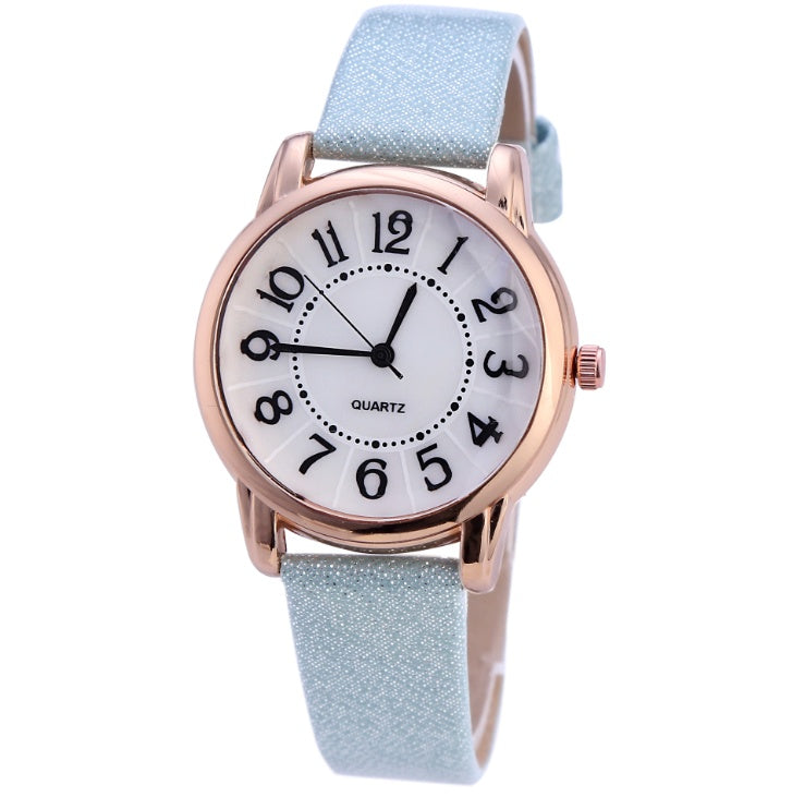 Drop Shipping Frauen Einfache Zifferblatt Armbanduhren Casual Mode Luxus Lederband Quarz Uhren Uhr Relogio Feminino