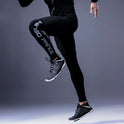 Skinny Sports Bottoming für Herren, hochelastisch, schnelltrocknend, Fitnesshose