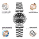 Damen Retro Mesh Armband Uhr Outdoor All-Matching