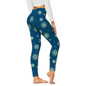 Yogahose mit Weihnachtsmuster im Digitaldruck