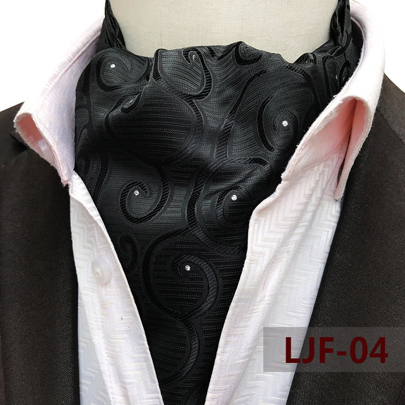 Herrenschal Jacquard Polyester Modisch und warm