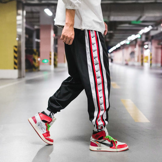 Harem Jogger Beam Foot Weatpants Hip Hop Lockere Hose für Herren