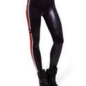 Skinny-Leggings mit Streifen und Digitaldruck für Damen