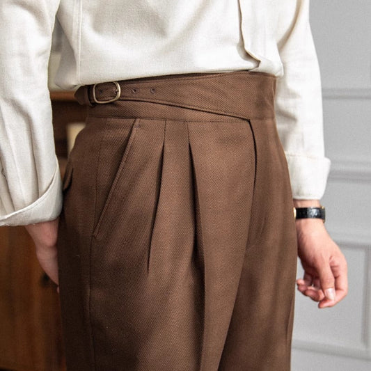 Herbst und Winter Neue Hohe Taille Gerade Casual Vielseitige Hosen