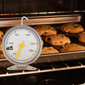 Stainless Steel Large Dial Oven Thermometer with Hook Kitchen Cooking Measuring Tools  50-280℃
