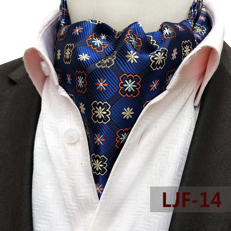 Herrenschal Jacquard Polyester Modisch und warm