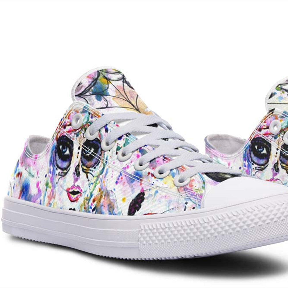 Modische Print Paar Low-Top Canvas Schuhe