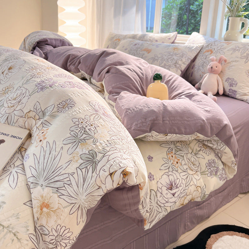 Dreiteiliges Bettwäscheset für den Schlafsaal von Home Textile
