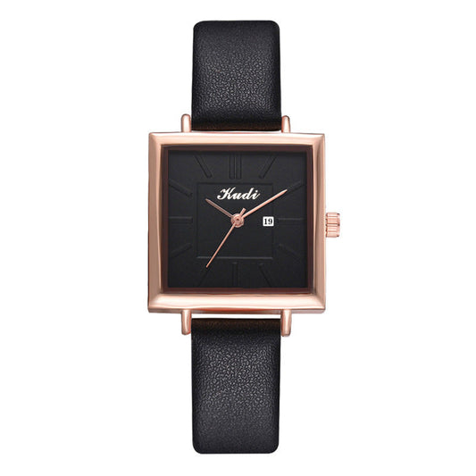 Kalender Square Fashion Student Armband Uhr