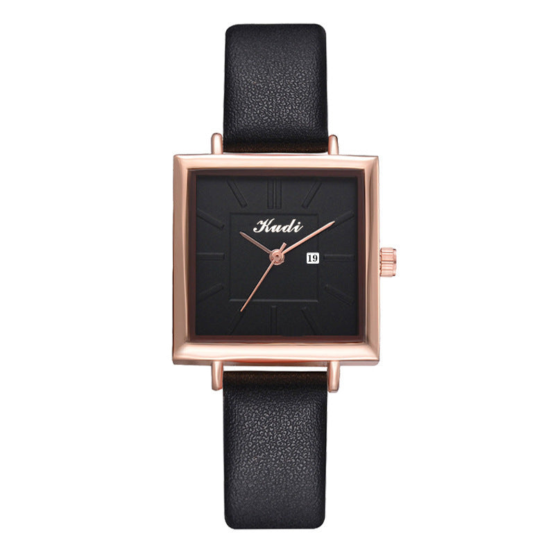 Kalender Square Fashion Student Armband Uhr