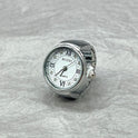Ringuhr Einfache Gold- und Silberschale All-Match-Ringuhr