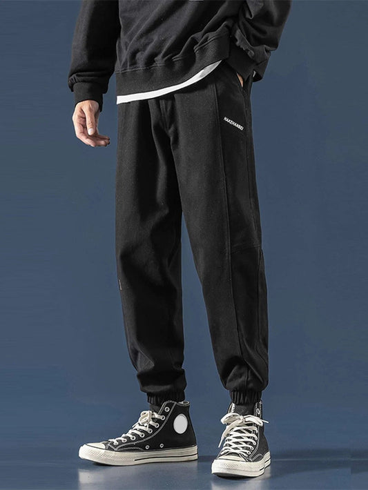 Overall mit Kordelzug Locker sitzende Sporthose mit kleinen Füßen für Jungen
