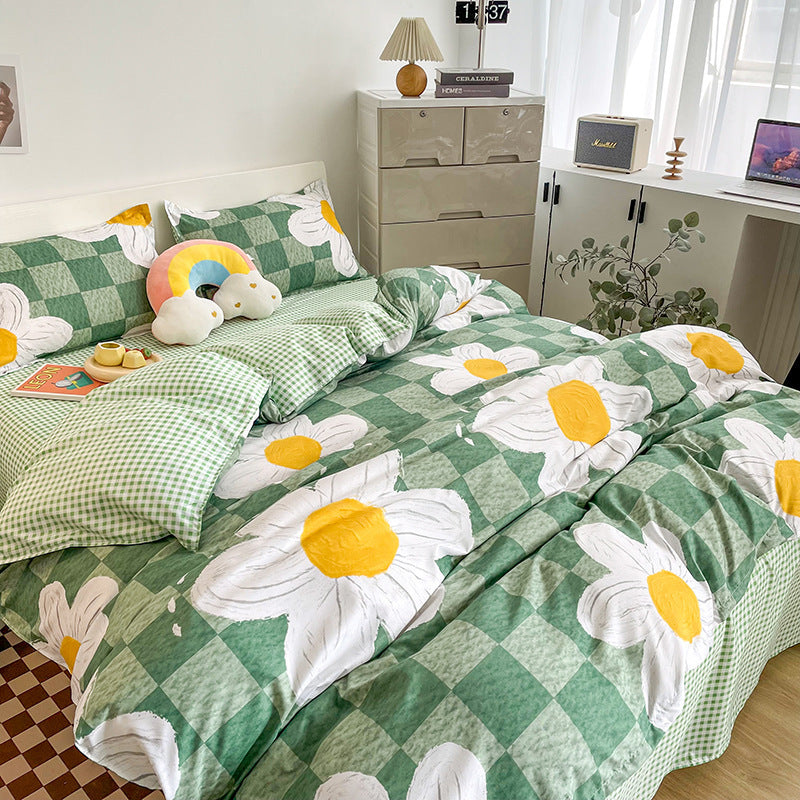 Hautfreundliches 4-teiliges Set aus Aloe-Baumwolle