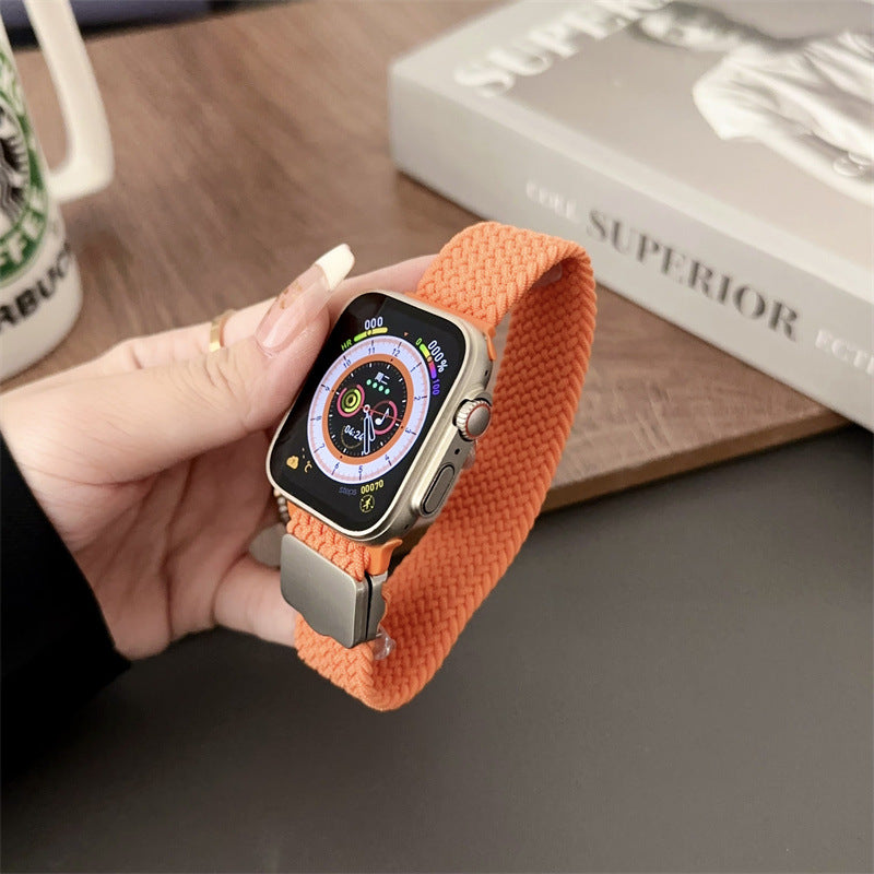 Ersatzband aus geflochtenem Nylon mit magnetischer Schnalle