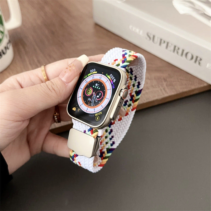 Ersatzband aus geflochtenem Nylon mit magnetischer Schnalle