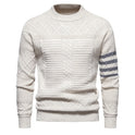 Herren Strickpullover Mode Einfache Farbabstimmung