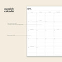 Daily Schedule Coil Notebook Cherry Red