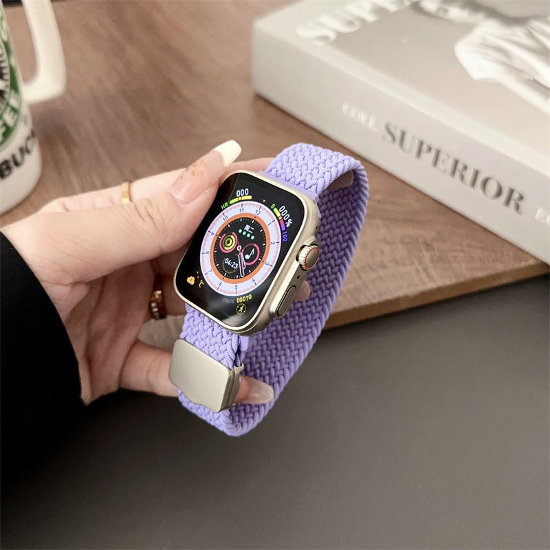 Ersatzband aus geflochtenem Nylon mit magnetischer Schnalle