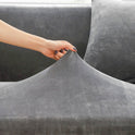 Sofabezug All-Inclusive-Sofabezug, elastisch, rutschfest, universell, Leder, nordischer Stil, schlicht, modern, leicht, Luxus-Bezug, Handtuch