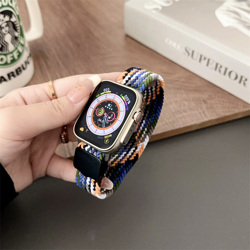 Ersatzband aus geflochtenem Nylon mit magnetischer Schnalle