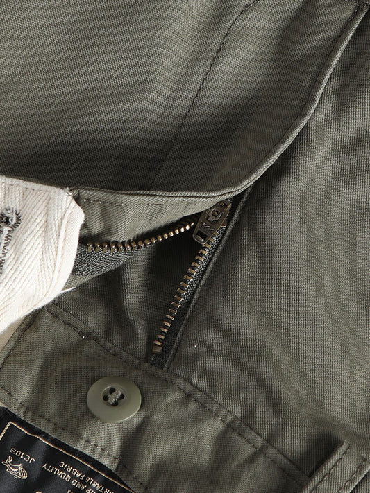 Lockere Freizeithose für Herren im Freien mit geradem Bein
