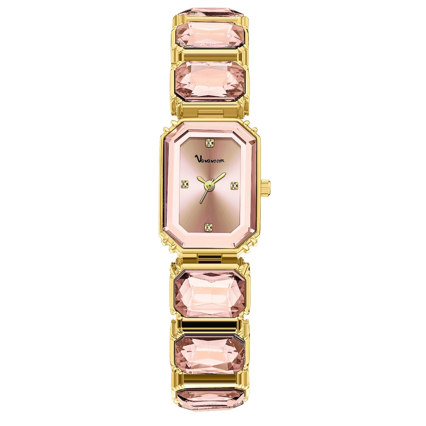Quadratisches Zifferblatt Temperament Persönliche Uhr Frauen