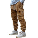 Herbst Retro Lose Taschen Casual Hosen