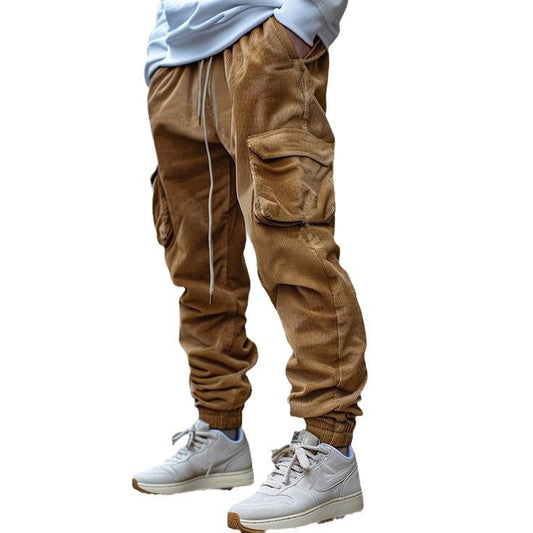 Herbst Retro Lose Taschen Casual Hosen