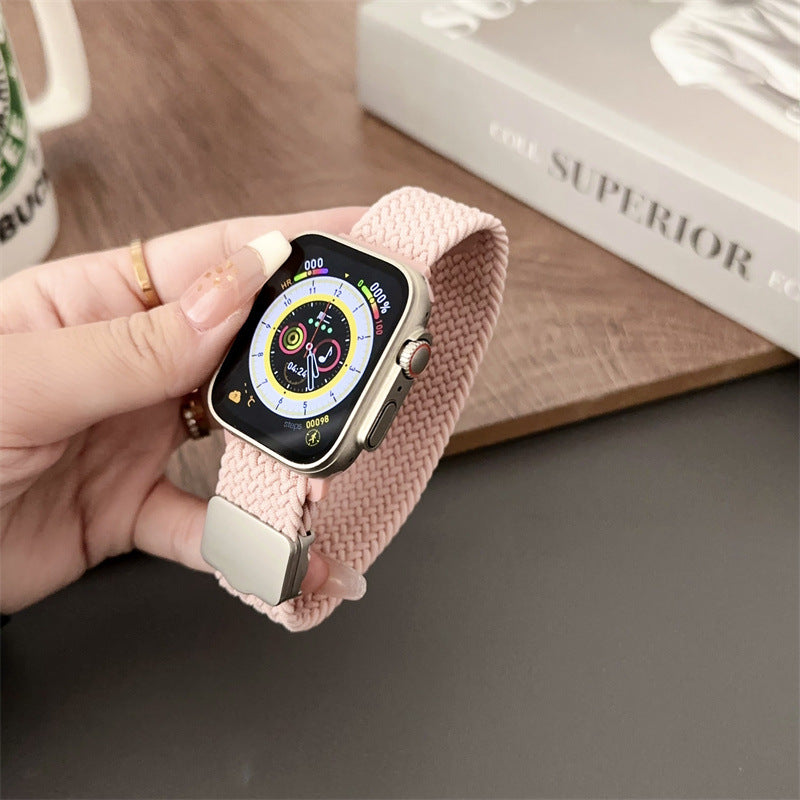 Ersatzband aus geflochtenem Nylon mit magnetischer Schnalle