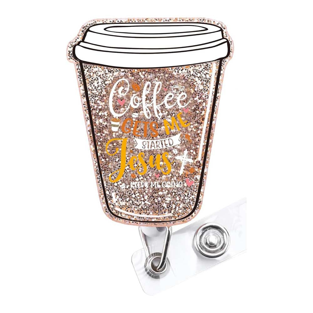 Minimalistische kreative Kaffeetasse Acryl versenkbare Abzeichen Brosche