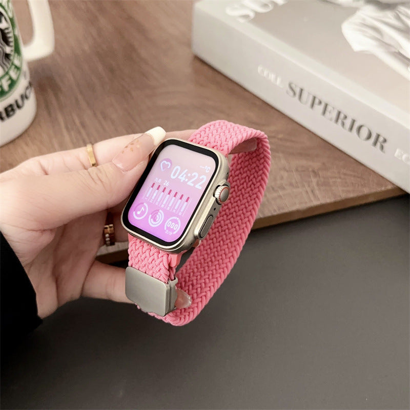 Ersatzband aus geflochtenem Nylon mit magnetischer Schnalle