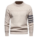 Herren Strickpullover Mode Einfache Farbabstimmung