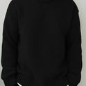 Einfarbiger locker gestrickter Pullover Freizeit im japanischen Stil Retro Langarm Rundhalspullover Herren