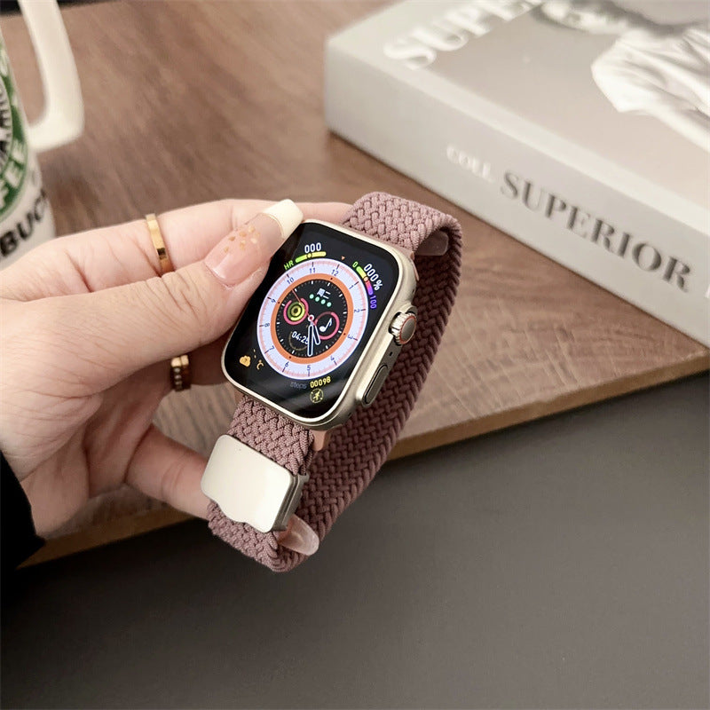 Ersatzband aus geflochtenem Nylon mit magnetischer Schnalle