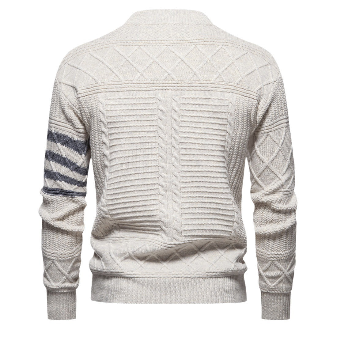 Herren Strickpullover Mode Einfache Farbabstimmung
