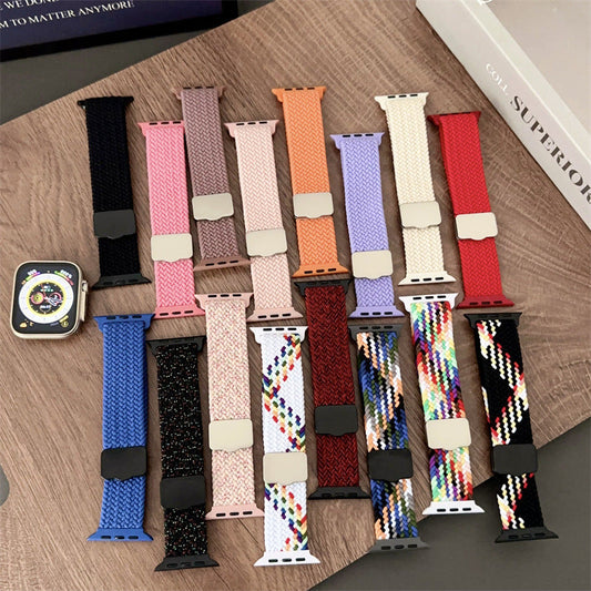 Ersatzband aus geflochtenem Nylon mit magnetischer Schnalle