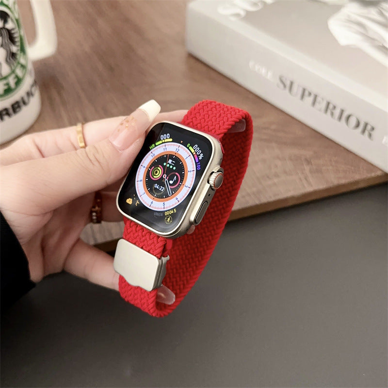 Ersatzband aus geflochtenem Nylon mit magnetischer Schnalle