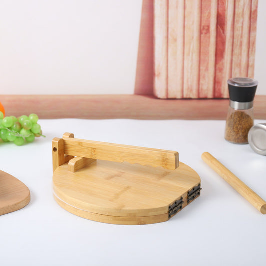 Creative Simple Round Wooden Cake Pressing Machine
