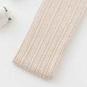 Schlankmachende Leggings aus gestricktem Leinen mit reinem Farbmuster