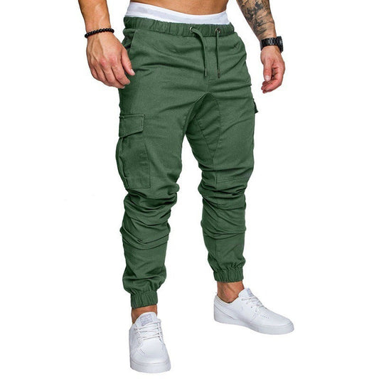 Herren Freizeithose aus gewebtem Stoff Korsetthose 