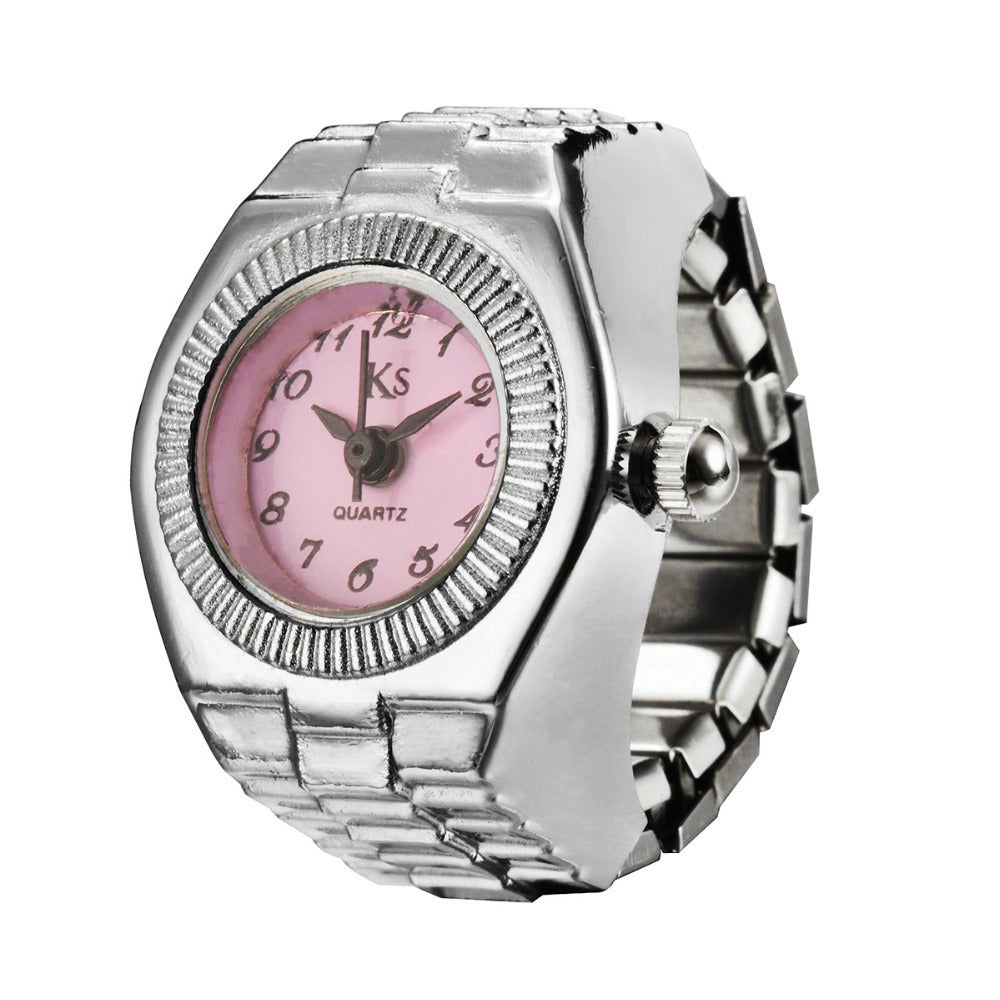 Einfache All-Match-Ringuhr Legierung Kreative Uhr